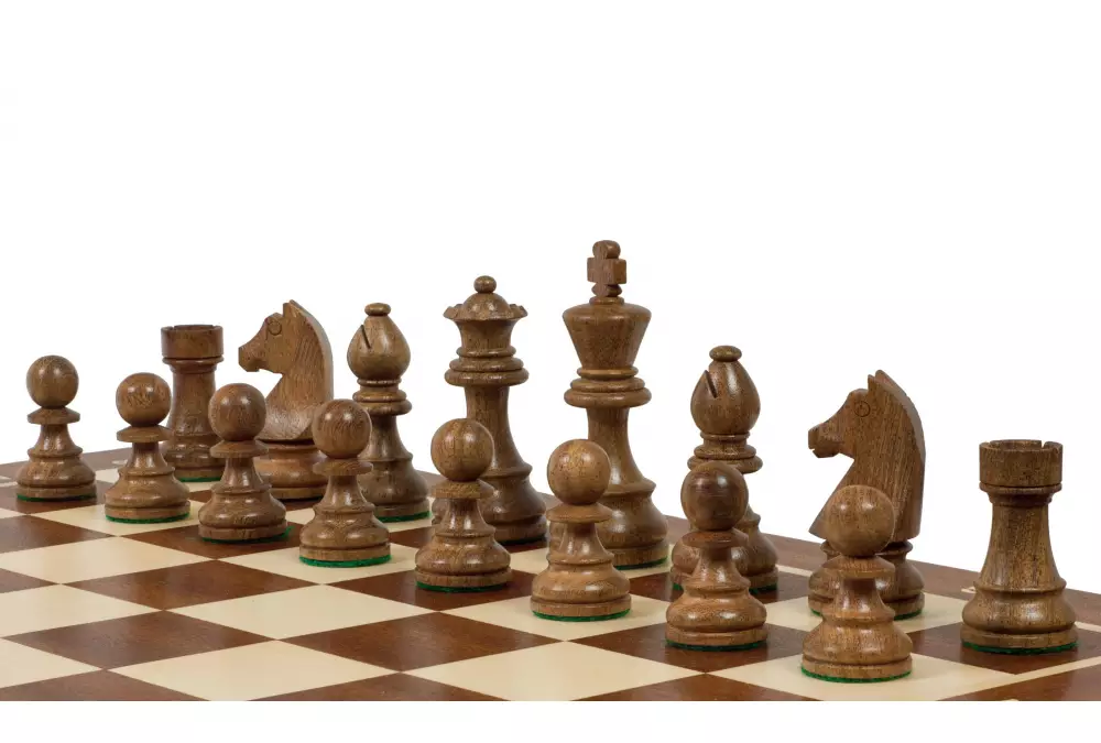 Szachy Turniejowe Timeless (German Knight) Staunton Gold nr 6